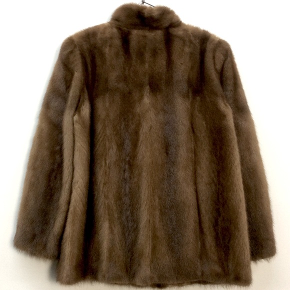 VTG WOMEN’S Light Brown Real MINK CAOT, Lined. - Picture 8 of 10